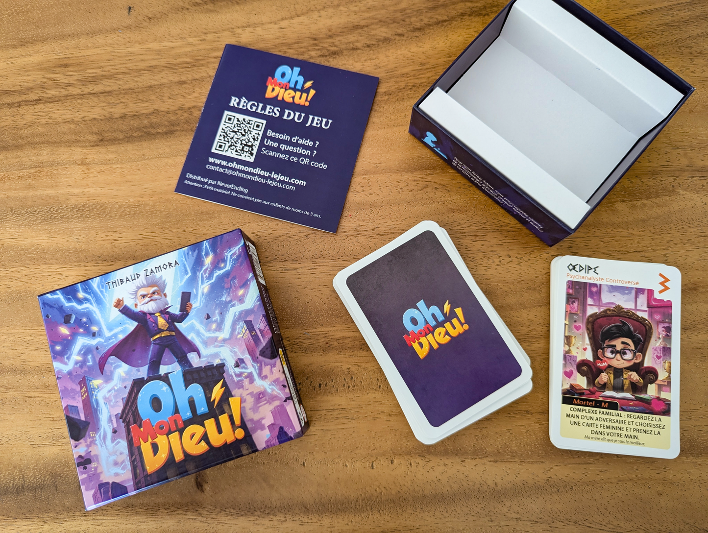 OhMonDieu, jeu d’ambiance fun et familial