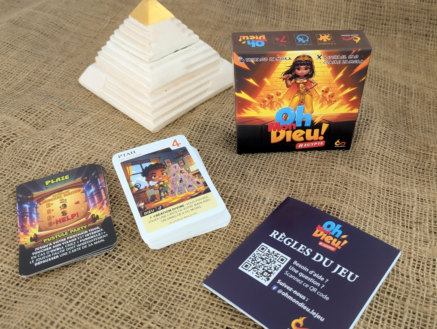 OhMonDieu - Egypte , jeu de société familial